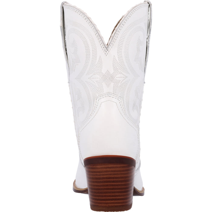 Durango Womens Crush Western Pearl White Leather Cowboy Boots