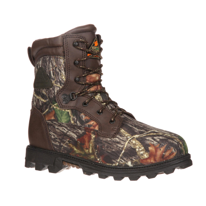 Rocky Kids Boys Brown Nylon Bearclaw Waterproof Insulated Hiking Boots