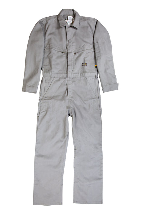 Berne Mens Grey Cotton Blend FR Deluxe Coverall