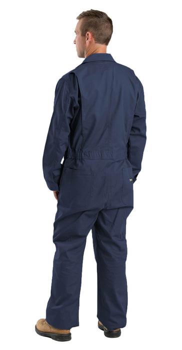 Berne Mens Navy Cotton Blend FR Deluxe Coverall