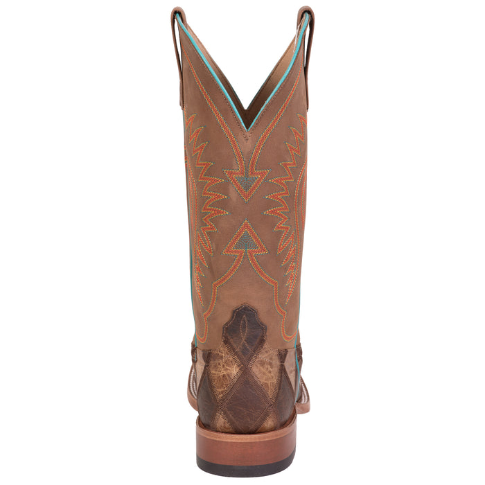 Horse Power by Anderson Bean Mens Tan Leather Crazy Train Cowboy Boots