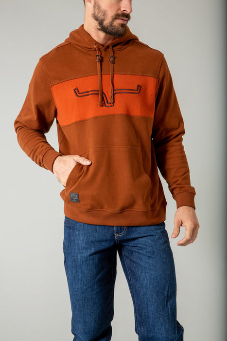 Kimes Ranch Mens Fast Talker Brown 100% Cotton Hoodie