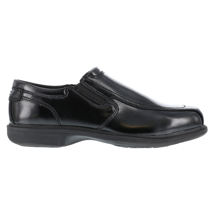 Florsheim Mens Black Leather Dress Slip On Loafer Coronis Steel Toe