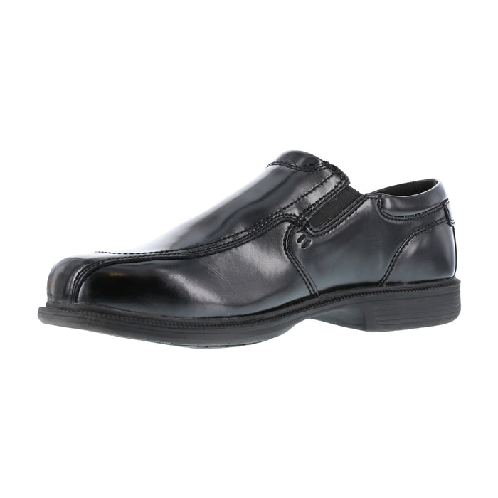 Florsheim Mens Black Leather Dress Slip On Loafer Coronis Steel Toe