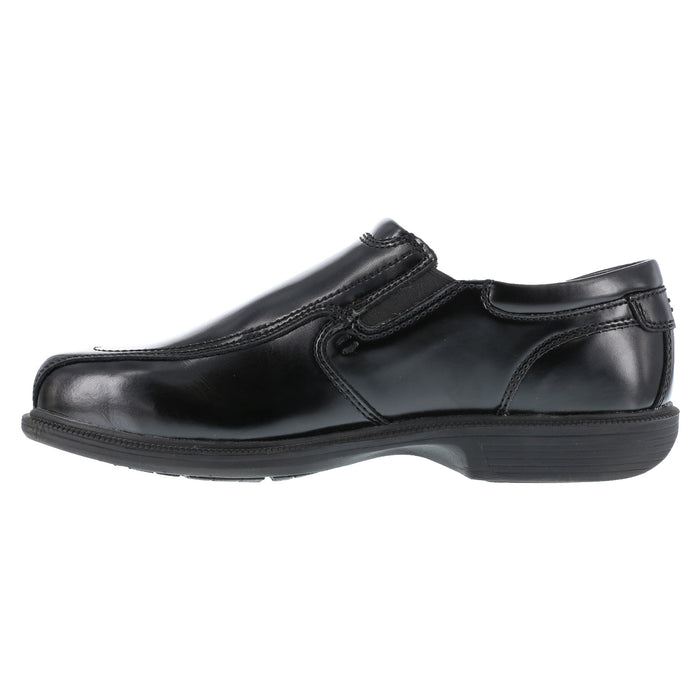 Florsheim Mens Black Leather Dress Slip On Loafer Coronis Steel Toe