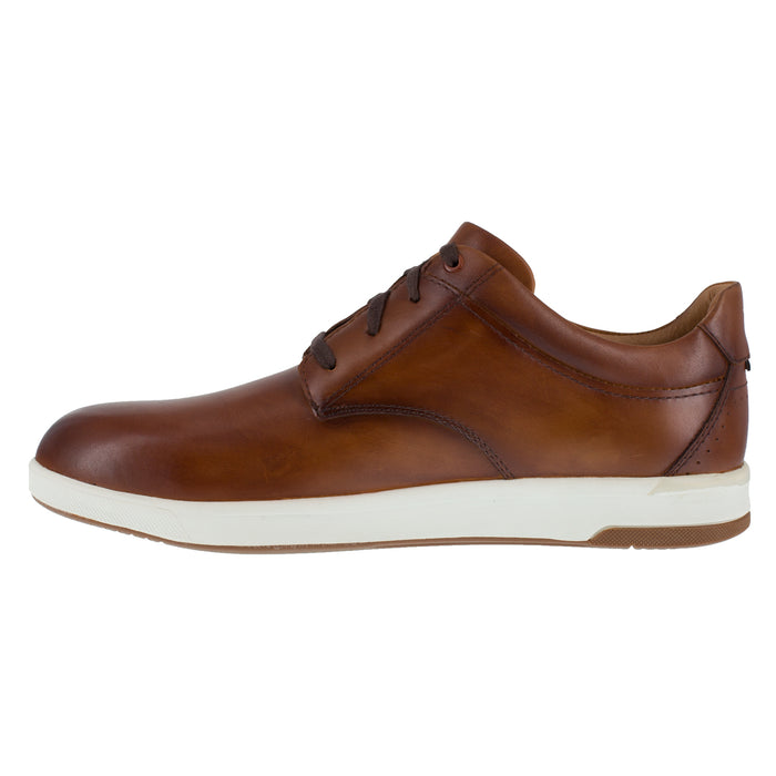 Florsheim Mens Cognac Leather Work Shoes Crossover Low Oxford ST