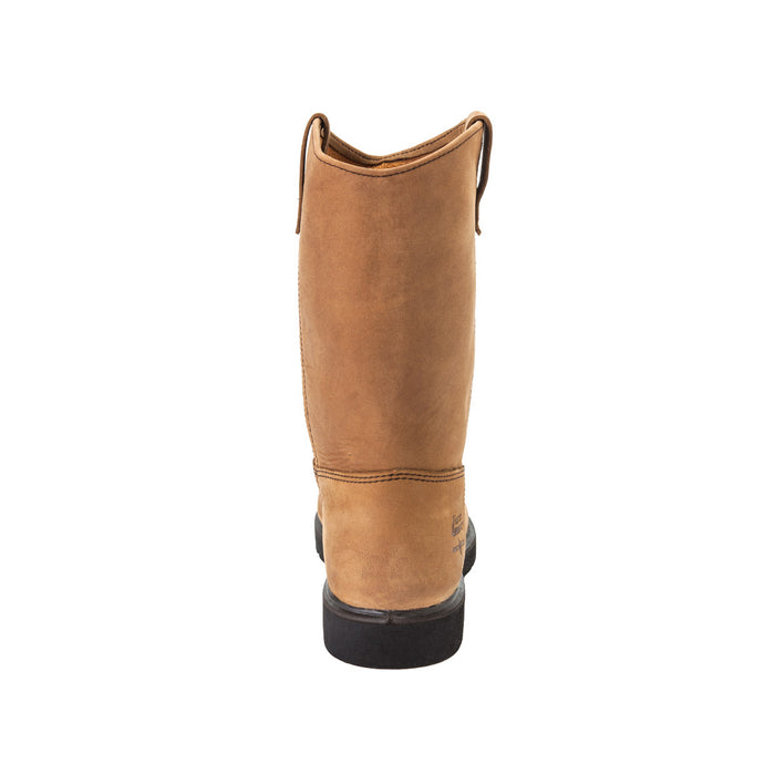 Georgia Farm 'n Ranch Mens Mississippi Tan Leather Wellington Work Boots