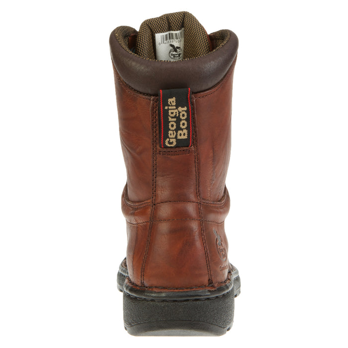 Georgia Eagle Light Mens Russet Wildwood Leather Comfort Work Boots