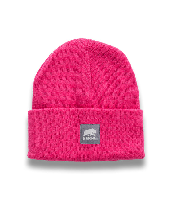 Berne Unisex Heritage Knit Cuff Magenta 100% Acrylic Beanie Hat