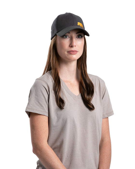 Berne Unisex Logo Flex Slate Baseball Cap Hat