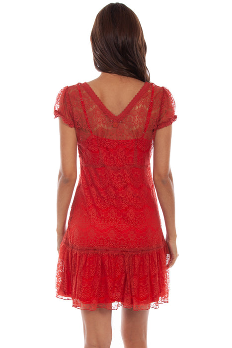 Scully Womens Sunset Nylon Lace S/S Dress