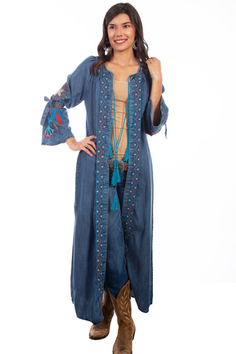 Scully Womens Denim 100% Cotton Dream Catcher Duster