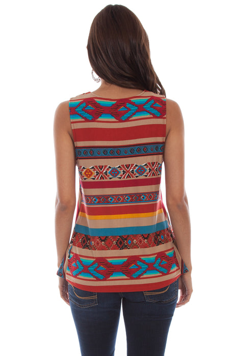 Scully Womens Serape Viscose Fly Away Tank Top