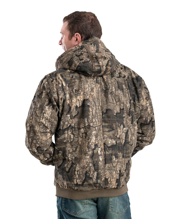 Berne Mens Realtree Timber 100% Cotton Hooded Jacket