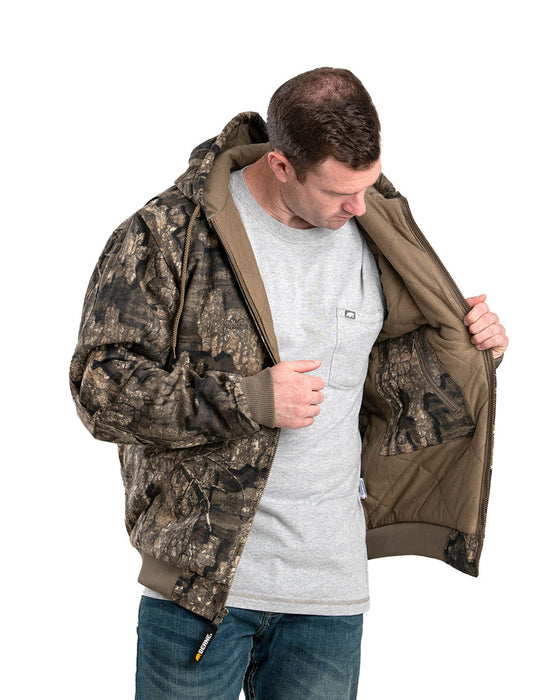 Berne Mens Realtree Timber 100% Cotton Hooded Jacket