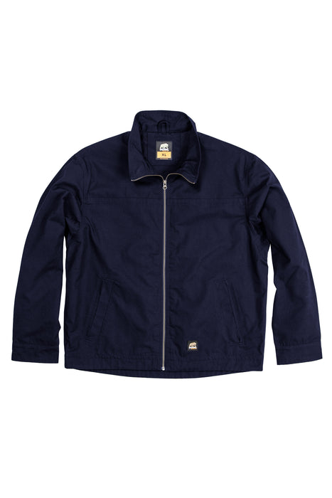 Berne Mens Navy Cotton Blend Lightweight Ripstop Jacket