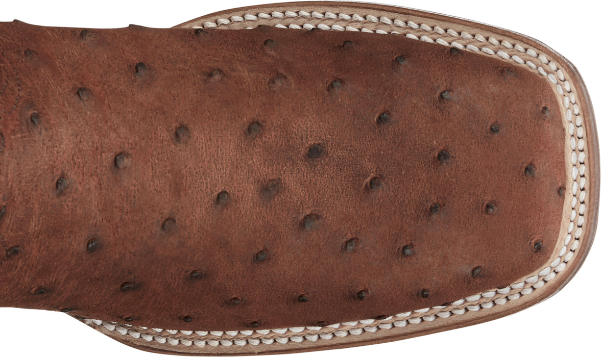 Justin 11in Mens Tan Belmont Leather Cowboy Boots