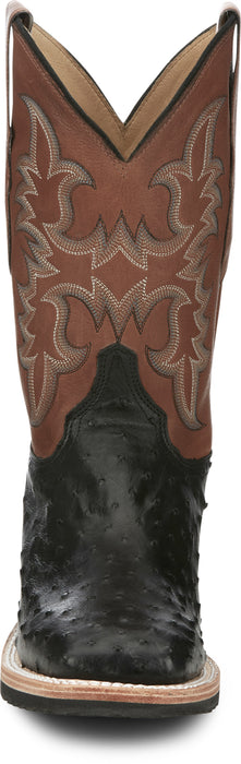 Justin 11in Mens Oak Drover Leather Cowboy Boots