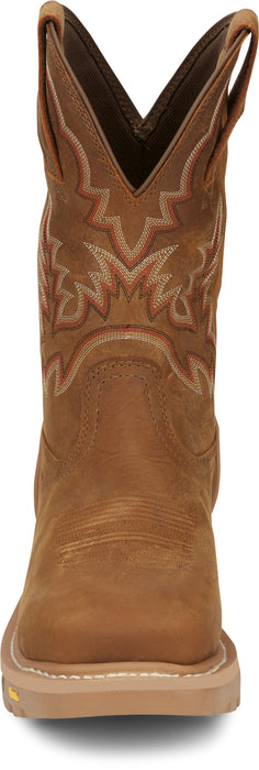 Justin 11in CT WP EH Mens Rust Montana Leather Work Boots