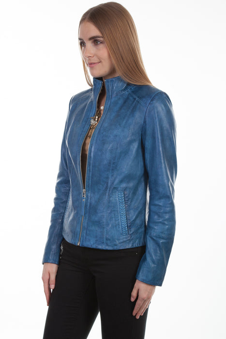 Scully Womens Denim Lamb Lightweight Jacket