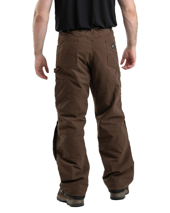 Berne Mens Highland Washed Duck Insulated Outer Bark 100% Cotton Pants