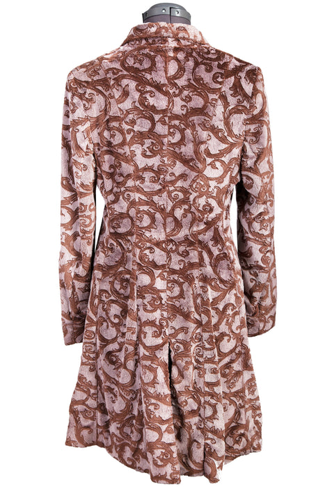 Scully Womens Brown Polyester Jacquard Jacket