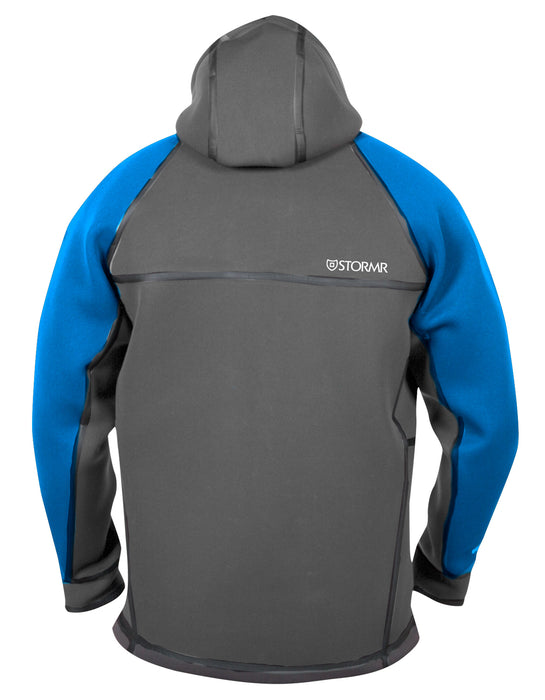 Stormr Mens Blue/Smoke Neoprene Core Typhoon Jacket