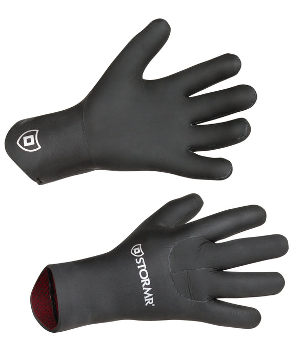 Stormr Mens Black Neoprene Rally Mesh Skin Glove