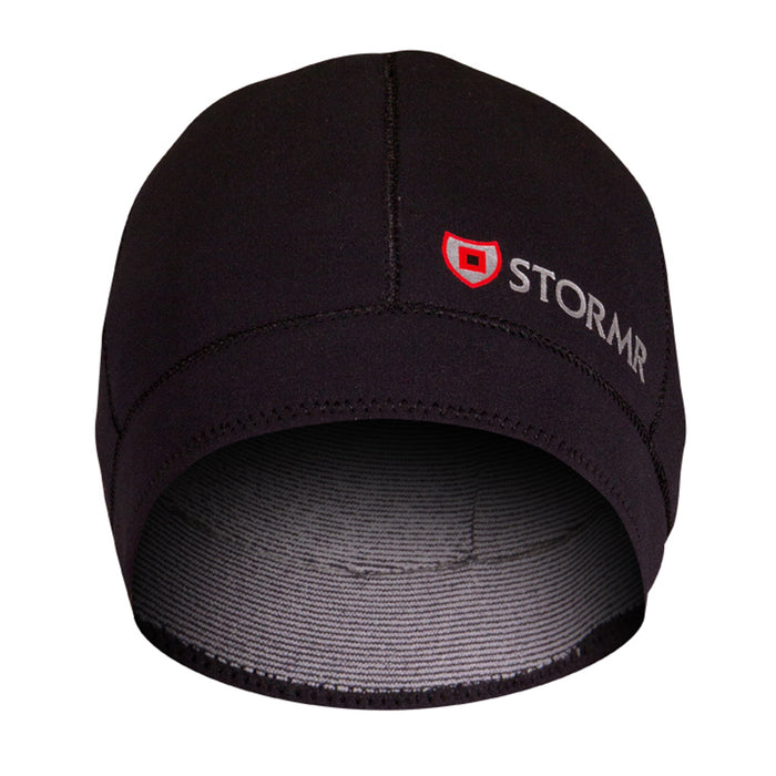 Stormr Unisex Typhoon Watch Cap Beanie Black Neoprene Fleece