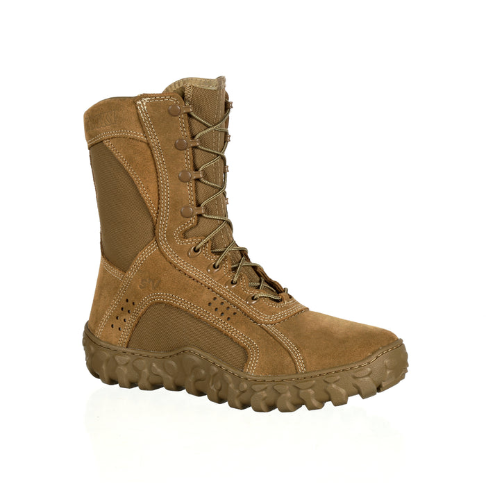 Rocky Mens S2V Tactical Coyote Brown Leather Military Boots