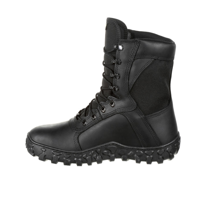 Rocky Mens Black Leather S2V Flight 600G WP Military Boots