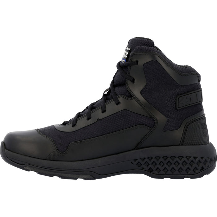 Rocky Mens Black Mesh 6in Code Blue Public Service Boots