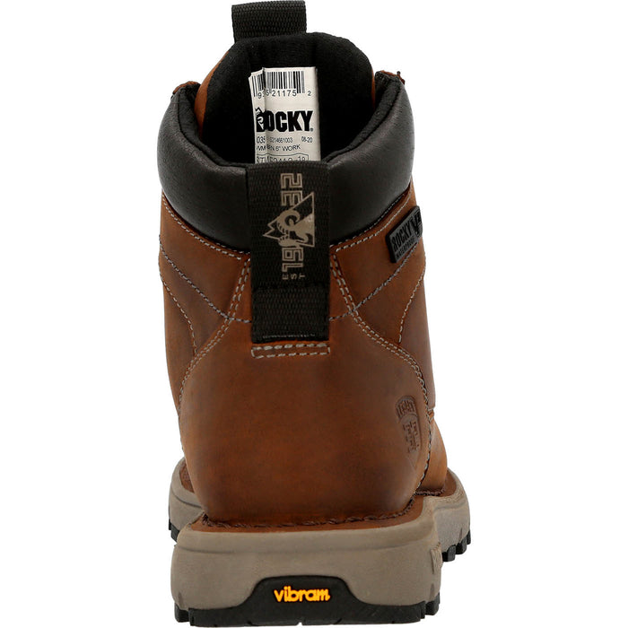 Rocky Womens Brown Leather WP Legacy 32 Work Boots