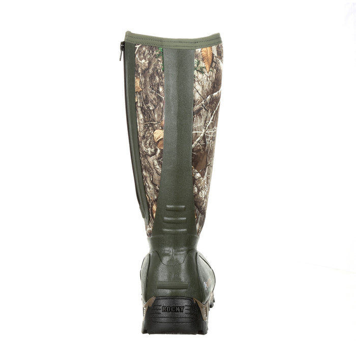 Rocky Mens Realtree Edge Rubber 1200G WP Sport Hunting Boots