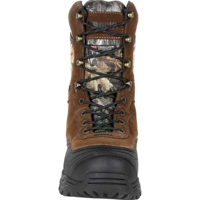 Rocky Mens Realtree Edge Leather Multi-Trax 800G WP Hunting Boots