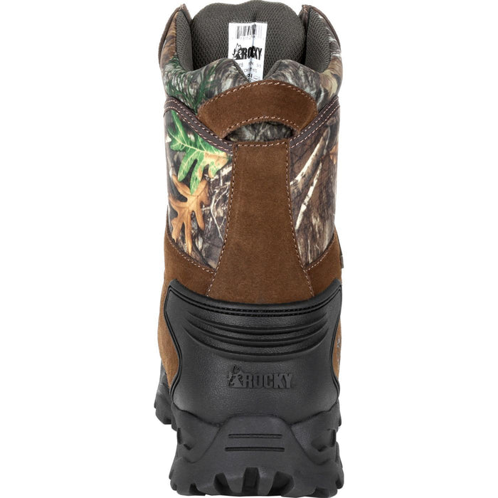 Rocky Mens Realtree Edge Leather Multi-Trax 800G WP Hunting Boots