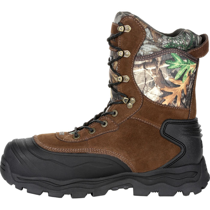 Rocky Mens Realtree Edge Leather Multi-Trax 800G WP Hunting Boots