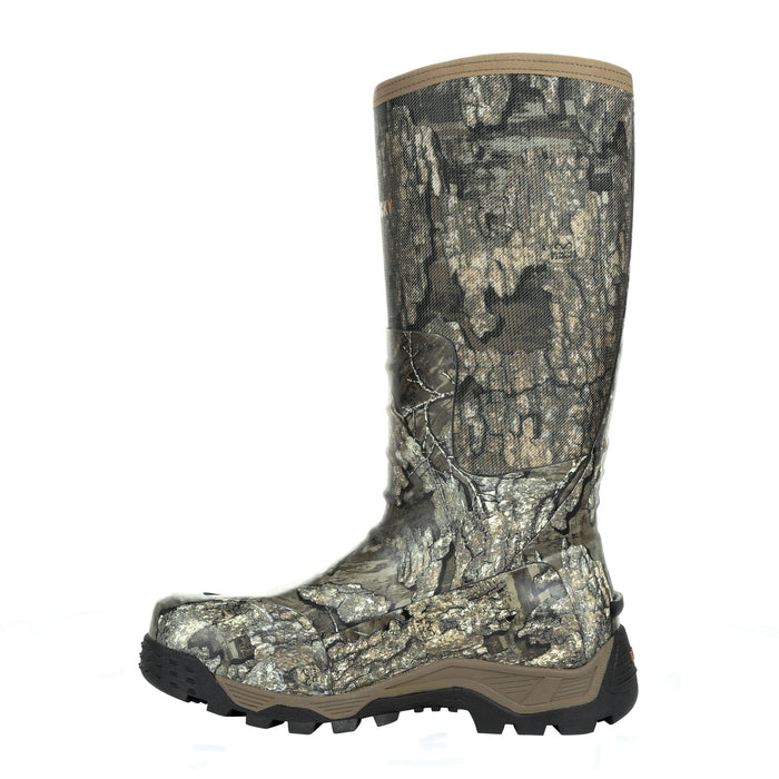 Rocky Mens Realtree Timber Rubber Sport Pro Snake Boots