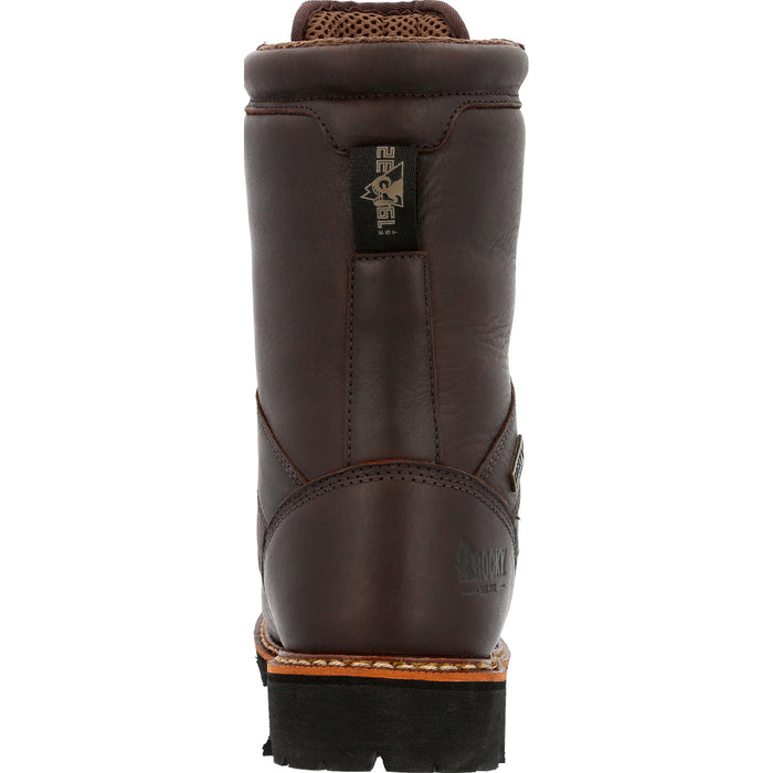 Rocky Mens Brown Leather Elk Stalker 1000G WP Hunting Boots