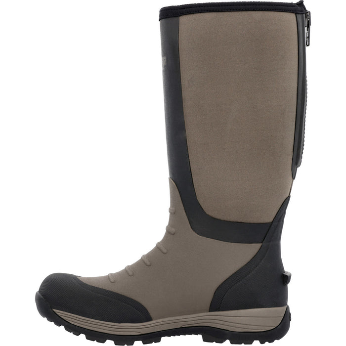 Rocky Mens Black/Clay Rubber Stryker Waterproof Hunting Boots