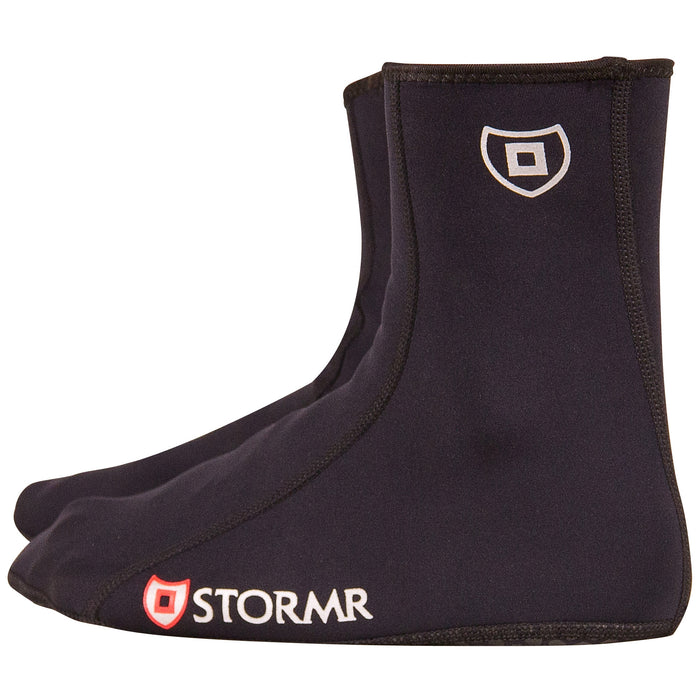 Stormr Unisex Sock (Lightweight) Black Neoprene Flat-Locked Seams