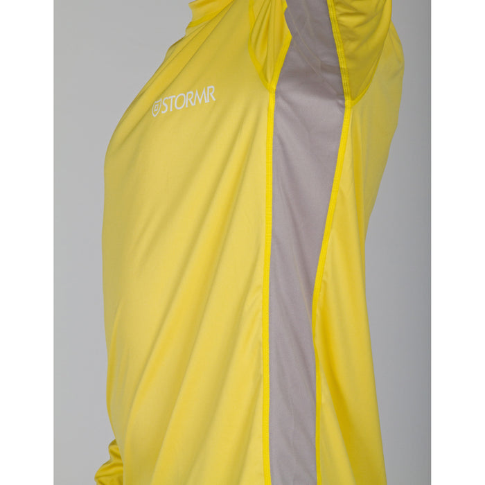 Stormr Mens L/S UV Shield Shirt Yellow Polyester 50+ Wicking