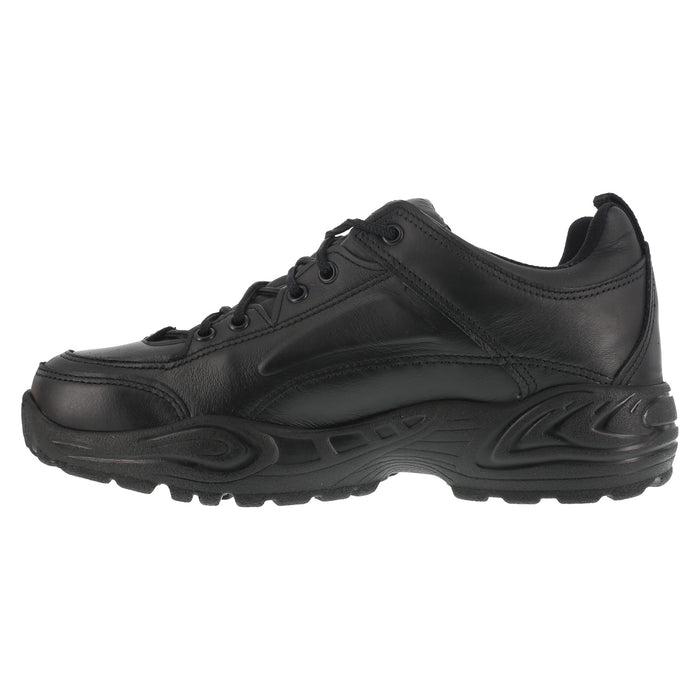 Reebok Mens Black Leather Work Shoes Postal Express Goretex Oxfords