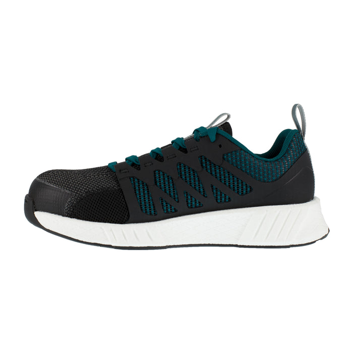 Reebok Womens Teal/Black Textile Oxfords Fusion Flexweave CT