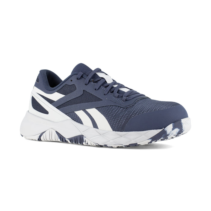 Reebok Mens Nanoflex TR Navy/Light Grey Mesh CT SD Athletic Work Shoes