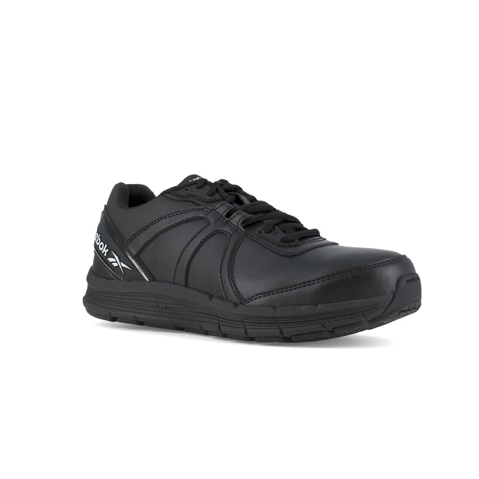 Reebok Mens Black Leather Work Shoes Cross Trainer ST