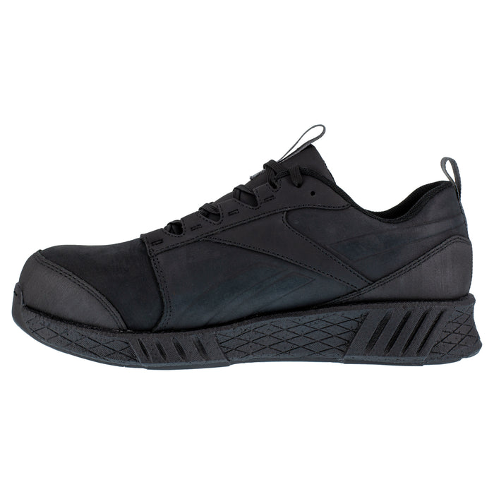 Reebok Mens Black/Black Leather Oxfords Fusion Formidable Work CT