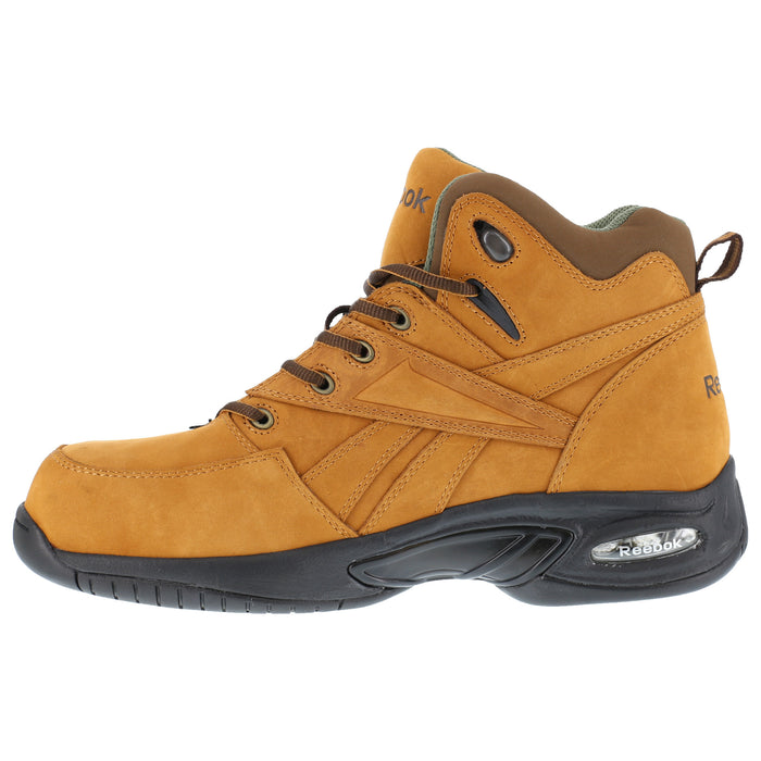 Reebok Mens Golden Tan Leather Hiker Boots Tyak Composite Toe