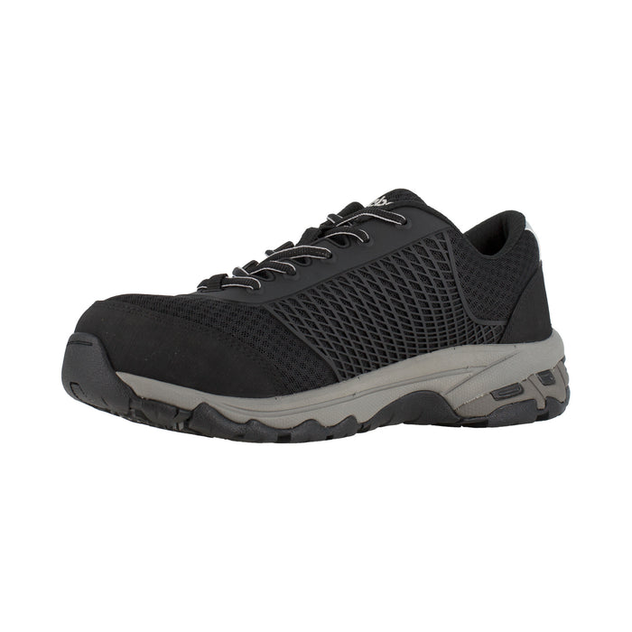 Reebok Mens Black Mesh Work Shoes Heckler CT Seamless