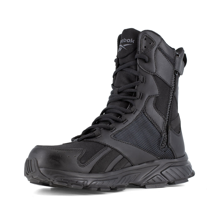 Reebok Mens Hyperium Tactical Black Mesh 8in Trail Running Work Boots